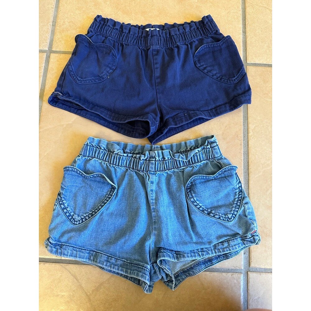 Mini Boden heart pocket shorts- size 8